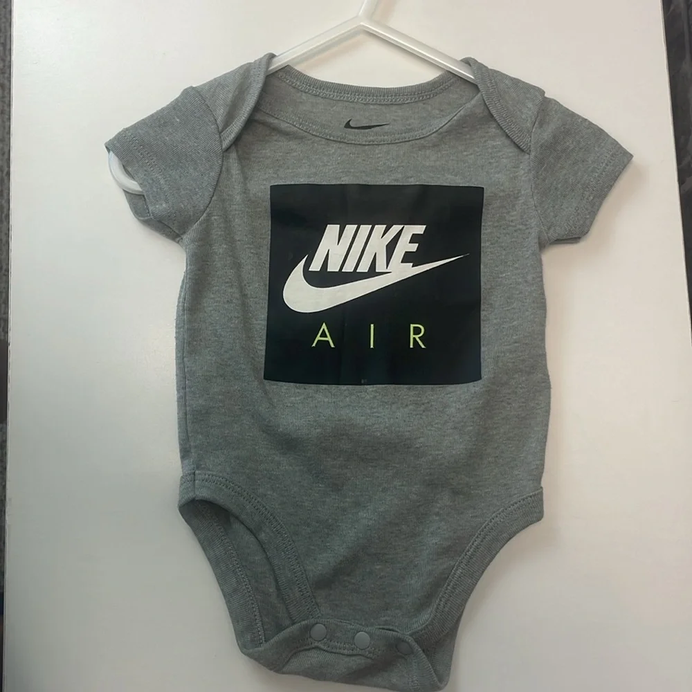 Nike Air‎ Gray Baby onesie